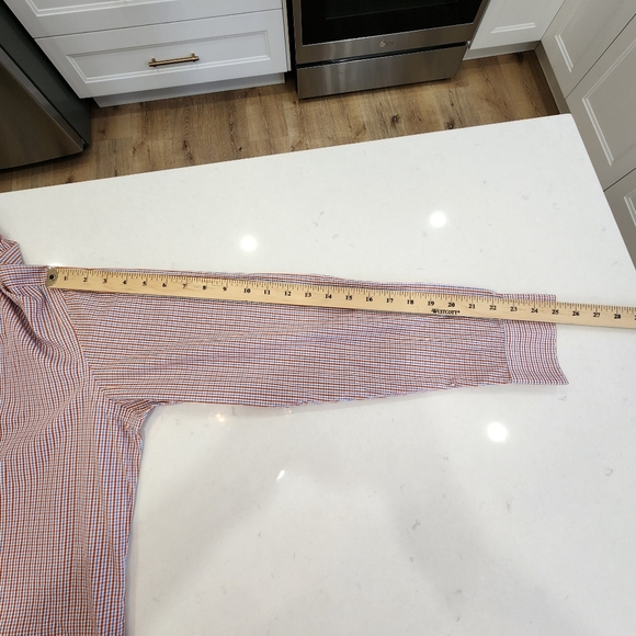 Spier & Mackay Handmade Slim Shirt Mens 16 Multicoloured Gingham Checks Oxford - Picture 8 of 10